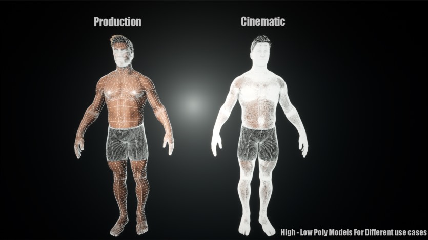 UE虚幻引擎男性角色 Base Male Customization