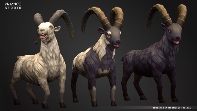 UE虚幻引擎程式化奇幻动物包 Stylized Animals Pack