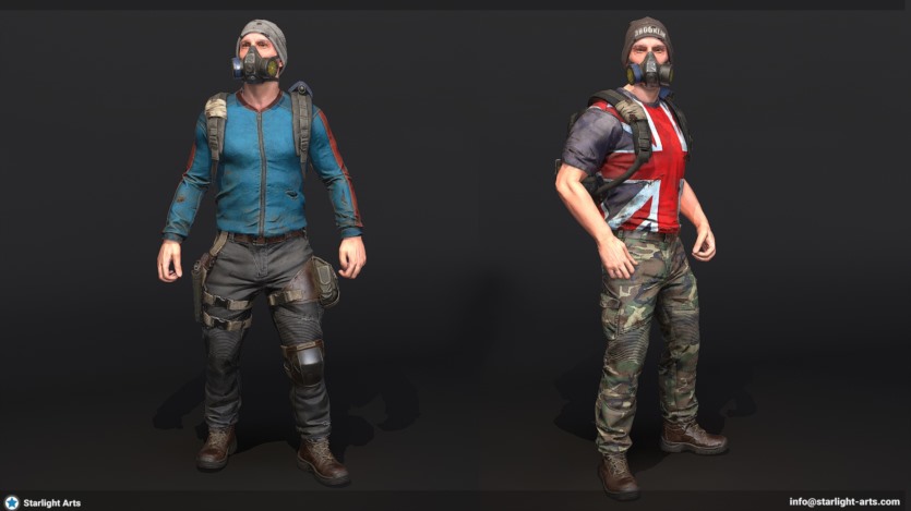 UE虚幻引擎模块化生存英雄角色 Modular Survival Hero