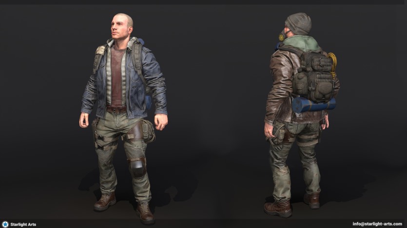 UE虚幻引擎模块化生存英雄角色 Modular Survival Hero