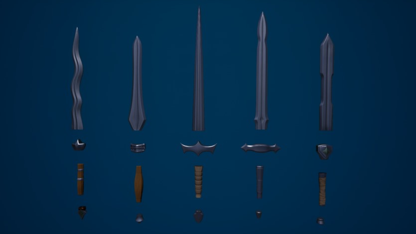 UE虚幻引擎程式化的模块化骨架（土匪）角色 Stylized Modular Skeletons (Bandits)