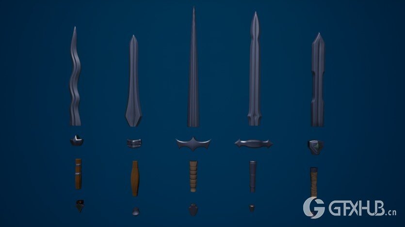 UE虚幻引擎程式化的模块化骨架（土匪）角色 Stylized Modular Skeletons (Bandits)