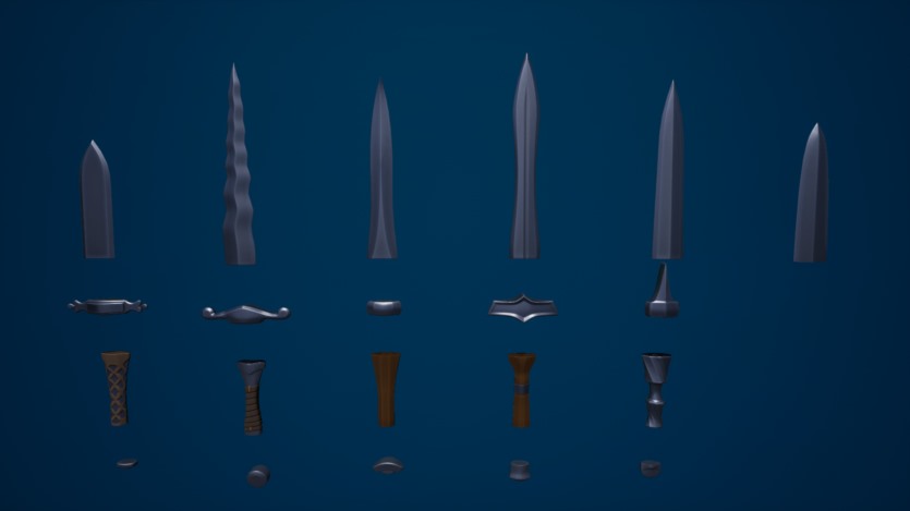 UE虚幻引擎程式化的模块化骨架（土匪）角色 Stylized Modular Skeletons (Bandits)