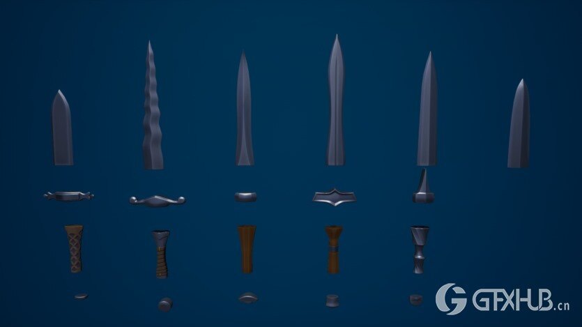 UE虚幻引擎程式化的模块化骨架（土匪）角色 Stylized Modular Skeletons (Bandits)