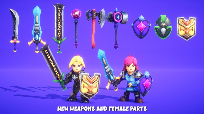 UE虚幻引擎模块化RPG英雄角色 Hero for RPG : Modular PBR
