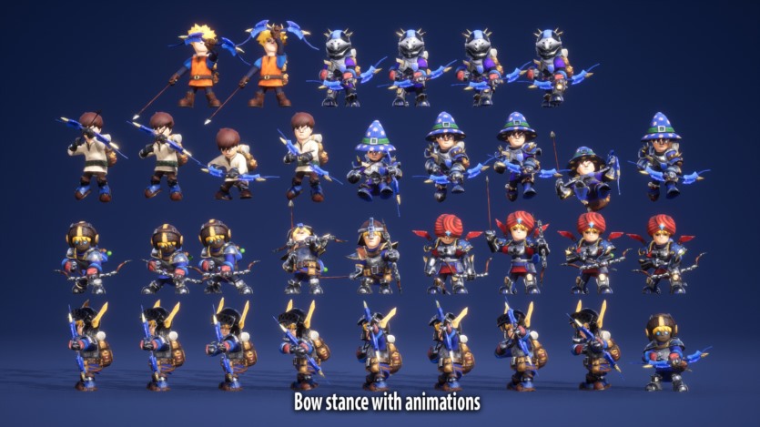 UE虚幻引擎模块化RPG英雄角色 Hero for RPG : Modular PBR