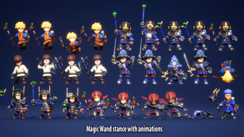 UE虚幻引擎模块化RPG英雄角色 Hero for RPG : Modular PBR