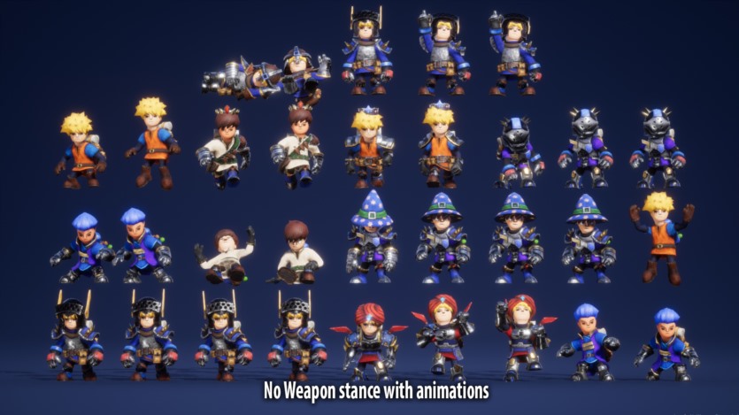 UE虚幻引擎模块化RPG英雄角色 Hero for RPG : Modular PBR