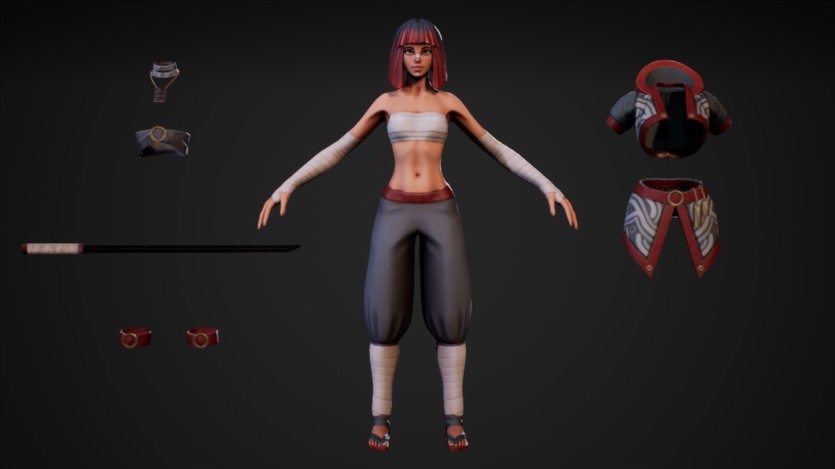 UE虚幻引擎风格化角色 Yuko - Stylized Character