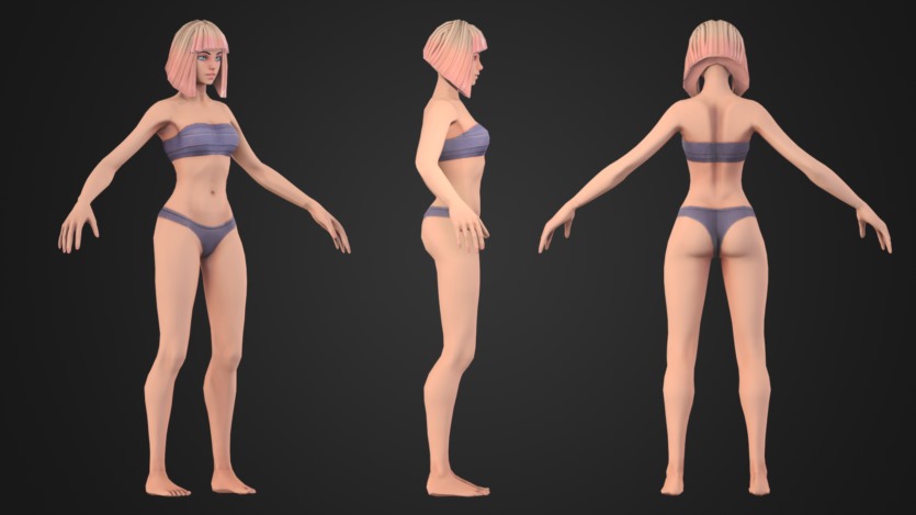 UE虚幻引擎风格化角色 Yuko - Stylized Character