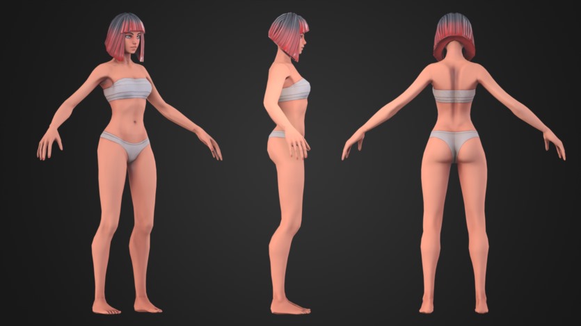 UE虚幻引擎风格化角色 Yuko - Stylized Character