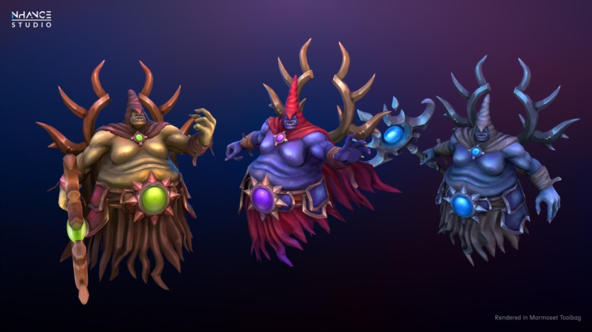 UE虚幻引擎程式化的幻想敌人NPC捆绑包 Stylized Fantasy Enemy NPC Bundle #2
