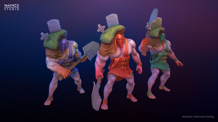 UE虚幻引擎程式化的幻想敌人NPC捆绑包 Stylized Fantasy Enemy NPC Bundle #2