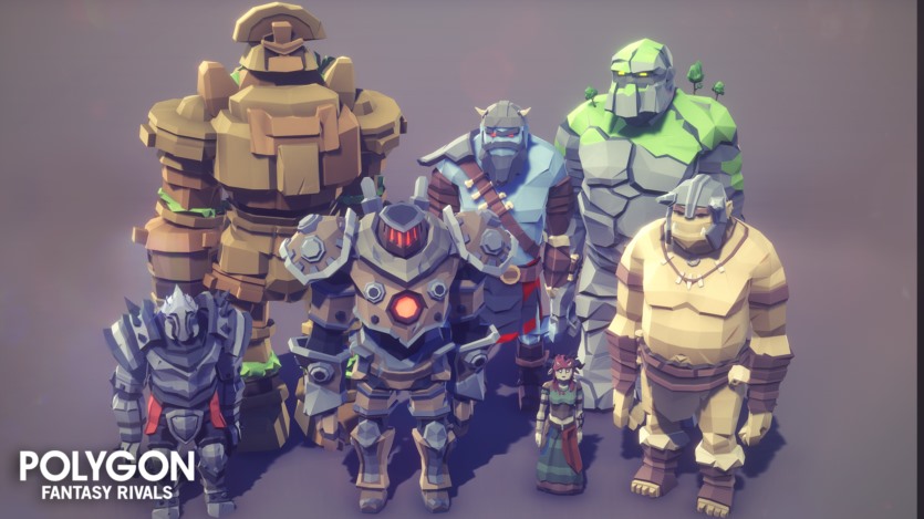 UE虚幻引擎角色武器道具FX低多边形资产包 POLYGON - Fantasy Rivals
