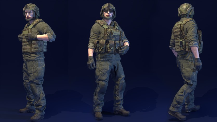 UE虚幻引擎模块化士兵角色 Modular Soldier
