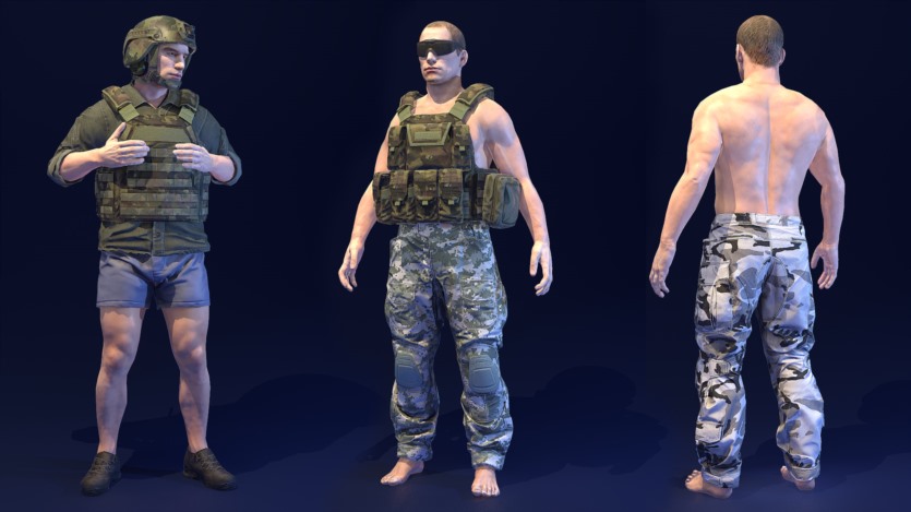 UE虚幻引擎模块化士兵角色 Modular Soldier
