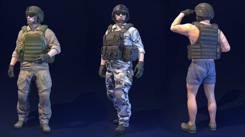 UE虚幻引擎模块化士兵角色 Modular Soldier