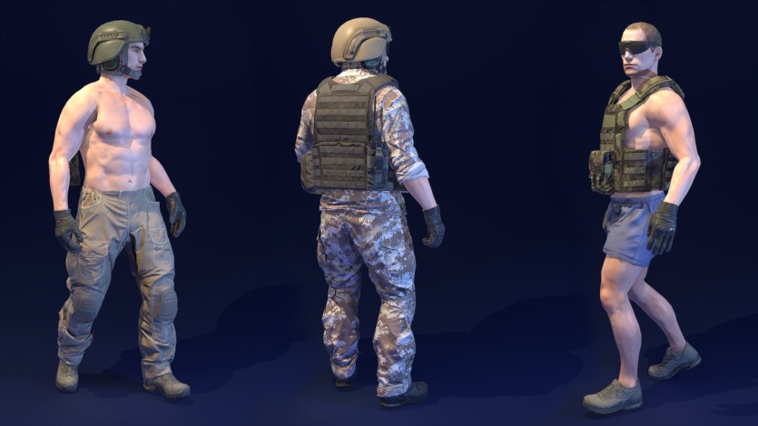 UE虚幻引擎模块化士兵角色 Modular Soldier