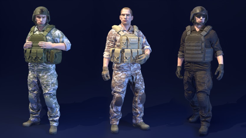 UE虚幻引擎模块化士兵角色 Modular Soldier