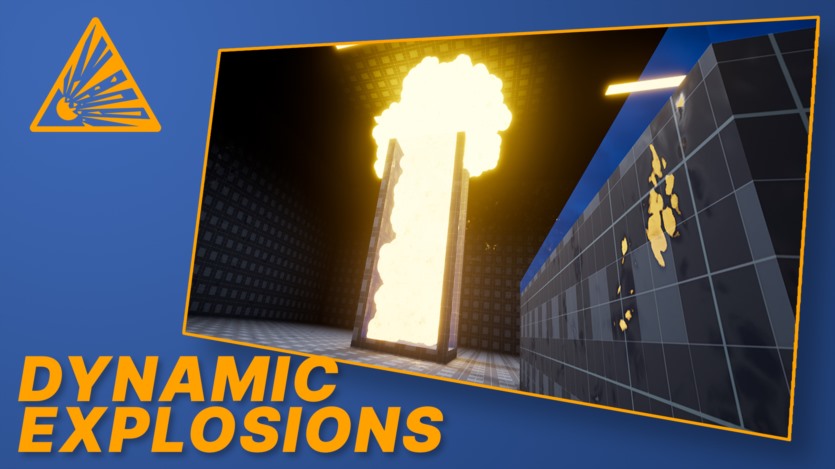 UE虚幻引擎环境模拟动态爆炸 Dynamic Explosions