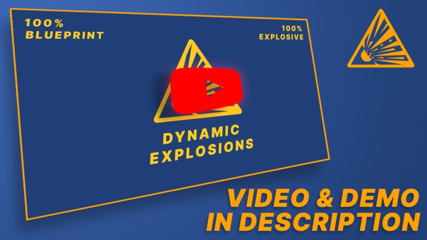 UE虚幻引擎环境模拟动态爆炸 Dynamic Explosions