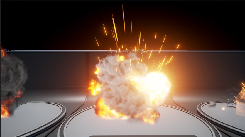 UE虚幻引擎火焰、烟雾、火花、冲击波和震荡波爆炸生成器 Explosions Builder
