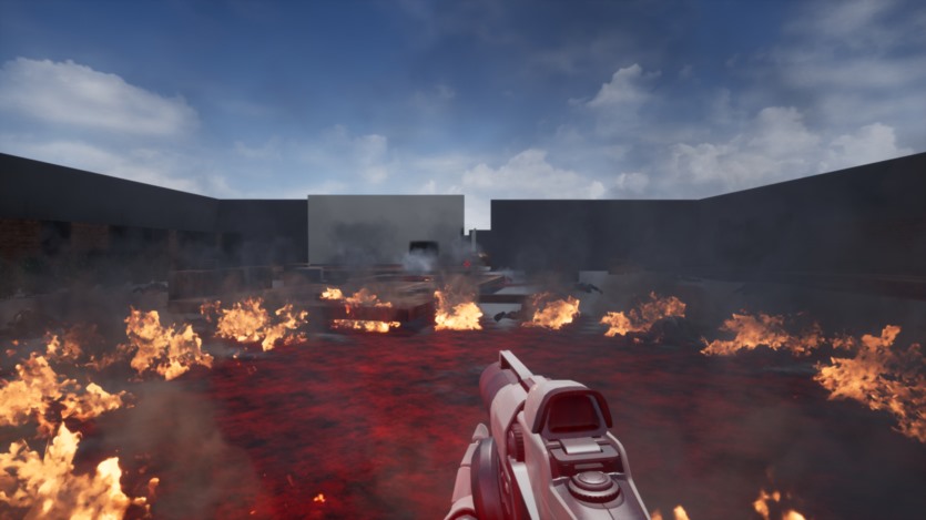 UE虚幻引擎火焰传播的火焰喷射器 Flamethrower With Flame Propagation