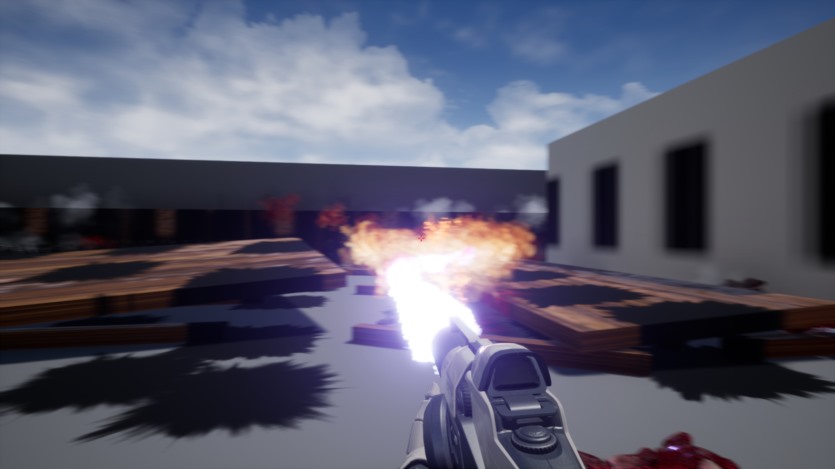 UE虚幻引擎火焰传播的火焰喷射器 Flamethrower With Flame Propagation