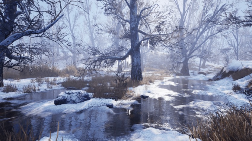 UE虚幻引擎动态冬季森林环境 Winter Forest