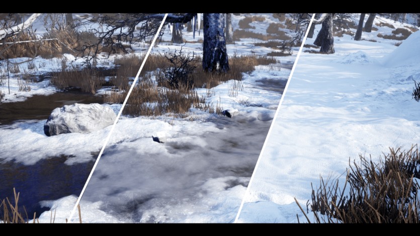 UE虚幻引擎动态冬季森林环境 Winter Forest