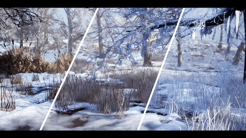 UE虚幻引擎动态冬季森林环境 Winter Forest