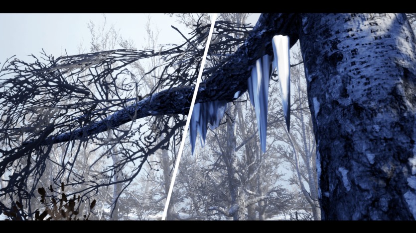 UE虚幻引擎动态冬季森林环境 Winter Forest