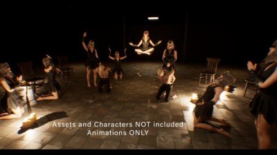 UE虚幻引擎崇拜者和信徒的闲置动画 The Cultist Animations