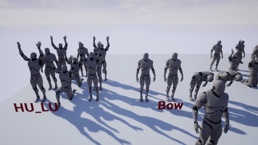UE虚幻引擎崇拜者和信徒的闲置动画 The Cultist Animations