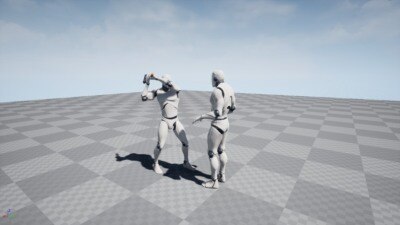 UE虚幻引擎近战武器搏斗击倒动画 Takedown Animations Vol.1