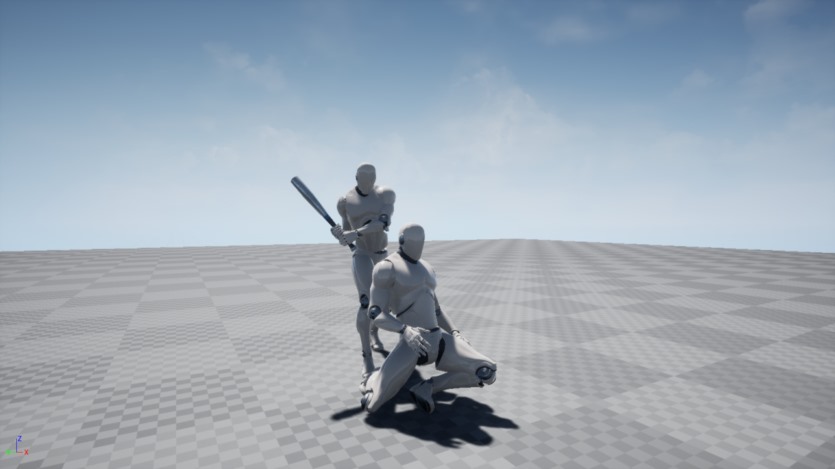 UE虚幻引擎近战武器搏斗击倒动画 Takedown Animations Vol.1