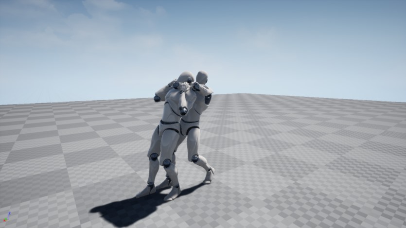 UE虚幻引擎近战武器搏斗击倒动画 Takedown Animations Vol.1