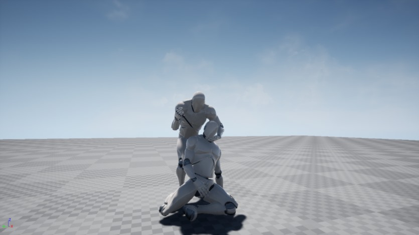 UE虚幻引擎近战武器搏斗击倒动画 Takedown Animations Vol.1