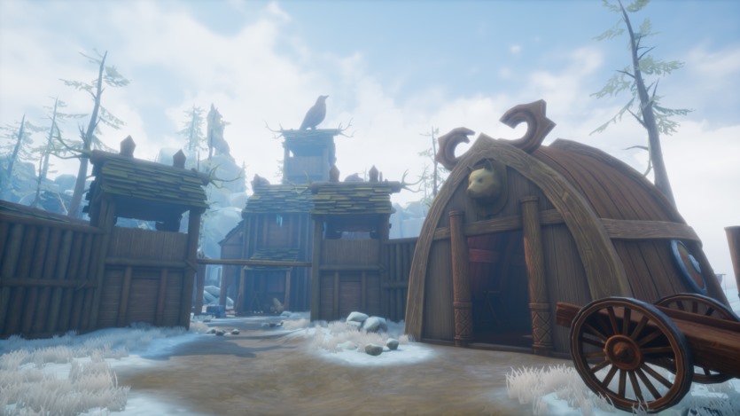 UE虚幻引擎程式化的维京堡垒城镇城市 Stylized Viking Village