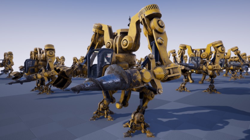 UE虚幻引擎资产 科幻采矿机械 SCI FI: MINING MECH