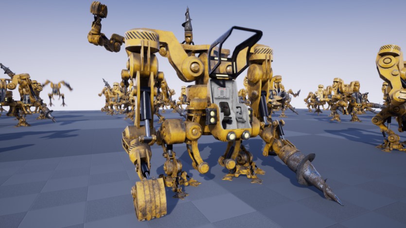 UE虚幻引擎资产 科幻采矿机械 SCI FI: MINING MECH