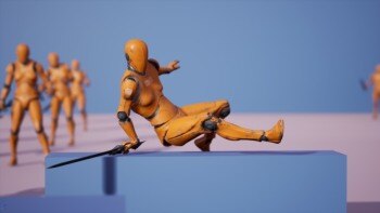 UE虚幻引擎 女战士 – 动画包 Female Warrior – Anim Pack