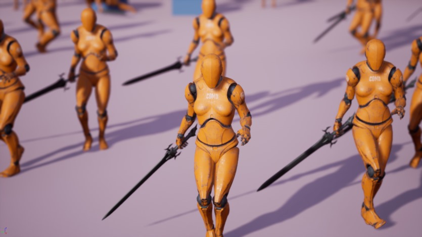 UE虚幻引擎 女战士 - 动画包 Female Warrior - Anim Pack