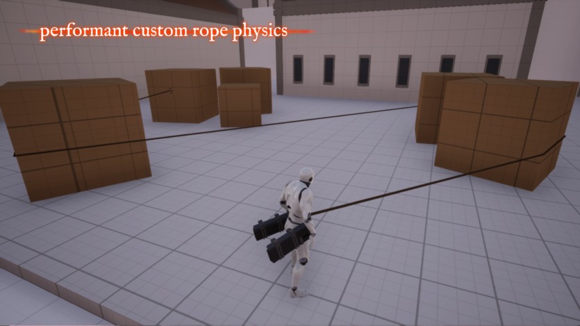 UE虚幻引擎 抓钩双机动系统 Grappling Hook - Dual Maneuver System