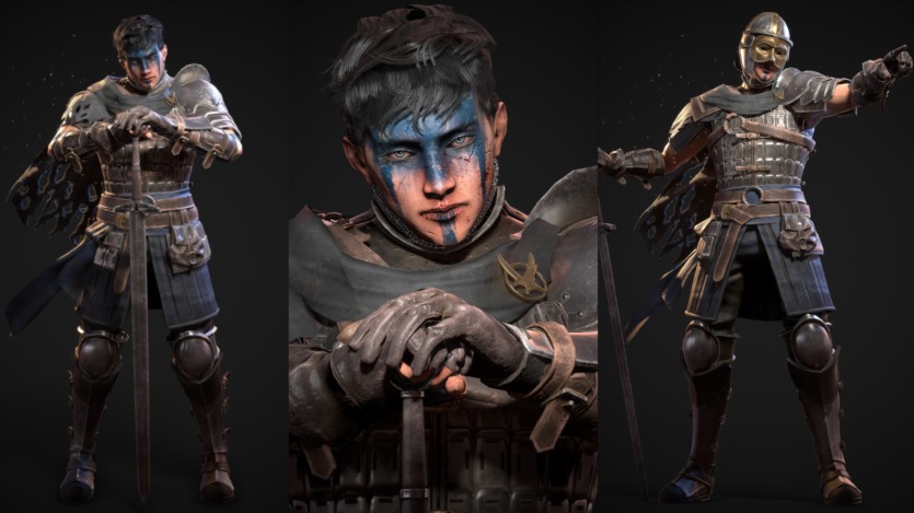 UE虚幻引擎 完全装配和游戏就绪的雇佣兵角色 Hero Mercenary Warrior