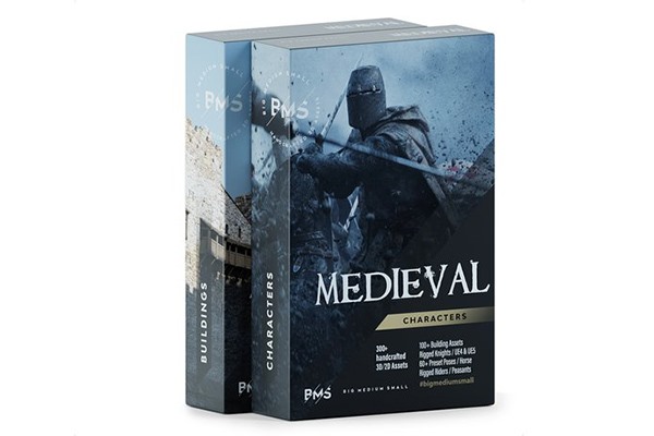 中世纪系列角色、武器、马匹、建筑物、盔甲 Big Medium Small - Medieval Collection Update