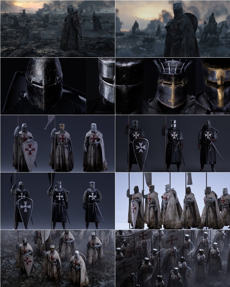 中世纪系列角色、武器、马匹、建筑物、盔甲 Big Medium Small - Medieval Collection Update