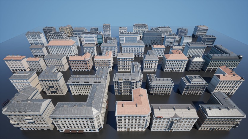 UE5室外建筑3D模型 Archmodels for Unreal Engine 5 vol. 8