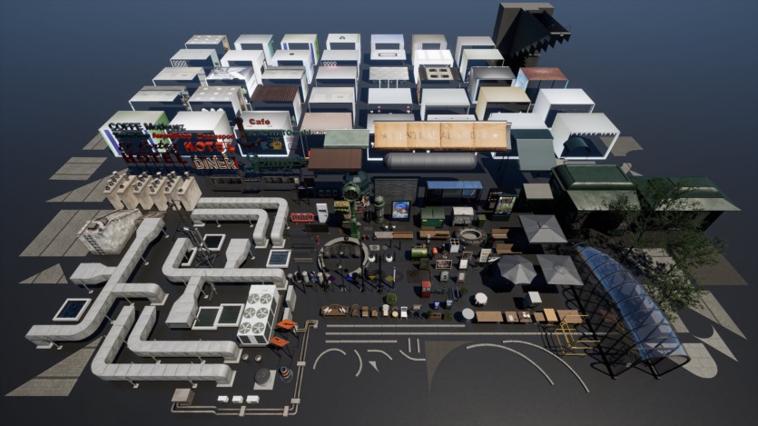 UE5室外建筑3D模型 Archmodels for Unreal Engine 5 vol. 8