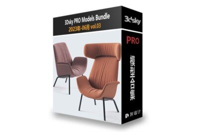 3dsky Pro 2023年6月3D模型合辑第3卷 | 136套 | 7.3GB